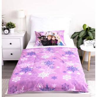 Jerry Fabrics, Povlečení Frozen Purple 140x200, 70x90 cm