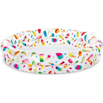 INTEX 59421 Kulatý dětský bazén Zmrzlina 122x25 cm