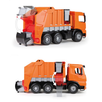 Lena 2165 Mercedes Acros popelářské auto, oranžové