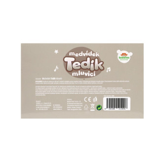 Medvěd Tedík česky mluvící plyš na baterie v krabici