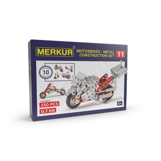 Merkur 011 Motocykl, 230 dílů, 10 modelů