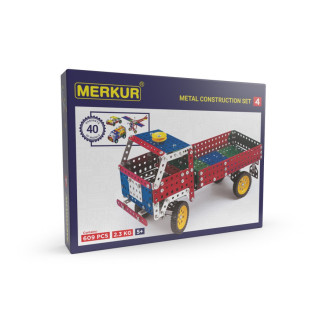 Merkur 4 stavebnice, 609 dílů, 40 modelů