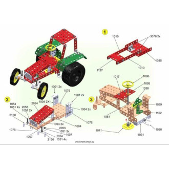 Merkur Farmer Set, 341 dílů, 20 modelů