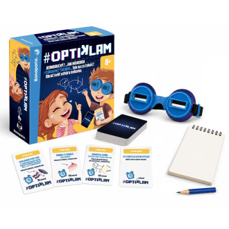 Optiklam, společenská hra - 22x22x7cm