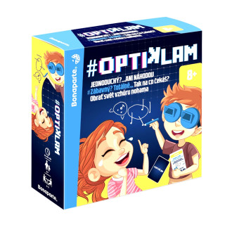 Optiklam, společenská hra - 22x22x7cm