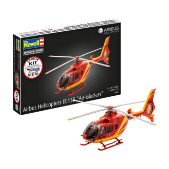Starter Kit vrtulník 74986 - Airbus EC135 "Air-Glaciers" (1:72)