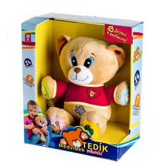 Teddies Medvěd Tedík mluvící 30cm