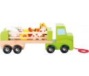 Small Foot Dřevěné nákladní auto se zvířátky