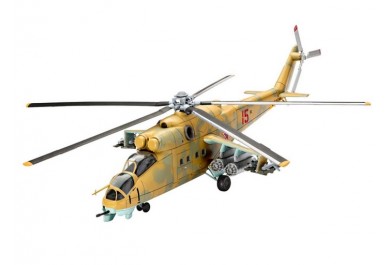 Revell ModelSet vrtulník 64951 Mil Mi-24D Hind (1:100)