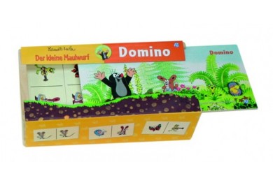 Dřevěné domino Krtek, 28 dílů