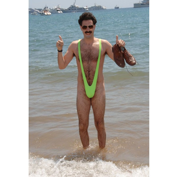 Borat Mankini plavky, Zelené