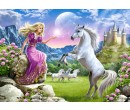 Puzzle Castorland 180 dílků - Princezna s jednorožcem