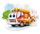 Castorland dětské maxi Puzzle 12 dílků - Hasičské auto
