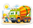 Castorland dětské maxi Puzzle 12 dílků - Míchačka