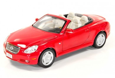 Welly Lexus SC430 červený 1:24