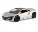 Welly Honda NSX (2015) stříbrná 1:34-39