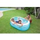 INTEX 57482 nafukovací transparentní bazén Ovál 163x107x46 cm