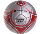 Spokey VELOCITY SPEAR Fotbalový míč stříbrno-červený č.5