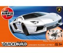 Airfix Quick Bulid J6019 Lamborghini Aventador LP 700-4, Bílé