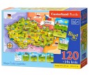 Castorland puzzle 120 dílků - Malovaná mapa ČR