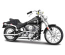 Maisto Harley Davidson FXST Softail (1984), matně černá, blister box, 1:18