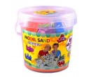 Tekutý kinetický písek mega set 1000 g - plastový box