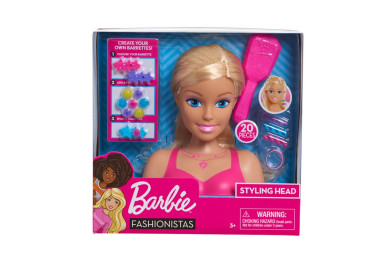 Just Play Barbie česací hlava 21 cm