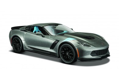 Maisto Corvette Grand Sport (2017) Šedá 1:24