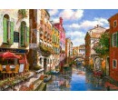 Castorland puzzle 1500 dílků - Malovaný vodní kanál