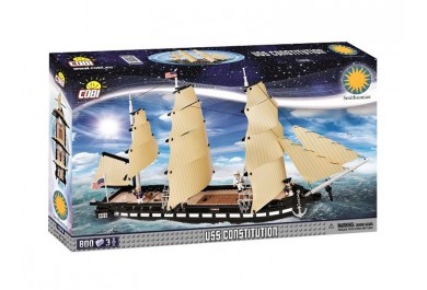 Cobi 21078 SMITHSONIAN Loď USS Constitution, 800 kostek