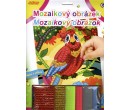 ArtLover mozaikový obrázek - Papoušek 20 x 29 cm
