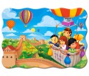 Castorland puzzle 30 dílků - Let balónem nad Velkou Čínskou