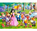 Castorland puzzle 60 dílků - Sněhurka a sedm trpaslíků
