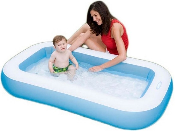 INTEX 57403 nafukovací bazén Baby Pool 166x100x28 cm