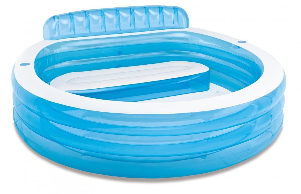 Intex nafukovací bazén Family Center modrý 224x216x76 cm