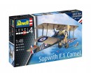 Revell ModelKit letadlo, 100 Years RAF Sopwith F.1 Camel