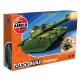 Airfix Quick Bulid J6022 Challenger Tank, Zelený