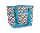 Plážová termo taška Acapulco, Modrá ZigZag 39x15x27 cm
