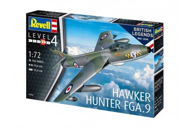 Revell ModelKit letadlo, 100 Years RAF Hawker Hunter FGA.9