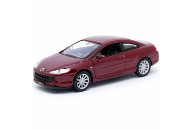 Welly Peugeot Coupe 407, Červený 1:34-39