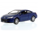 Welly Peugeot Coupe 407, Modrý 1:34-39