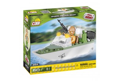 Cobi 2154 Small Army Hlídkový člun Shark, 60 kostek