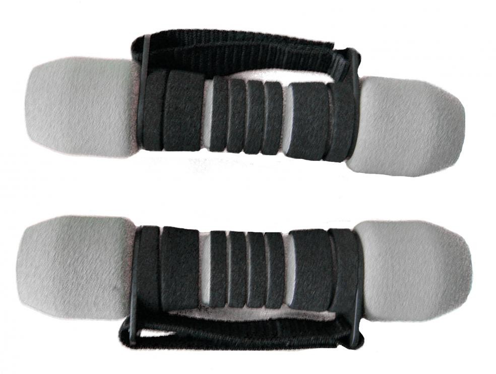 Činka aerobic Soft 2x1 kg Sedco šedo-černé
