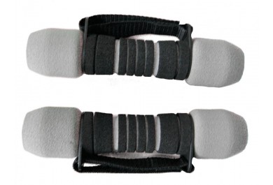 Činka aerobic Soft 2x1 kg Sedco šedo-černé
