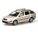 Škoda Octavia II Combi (2004) Béžová Sahara Metalíza 1:43