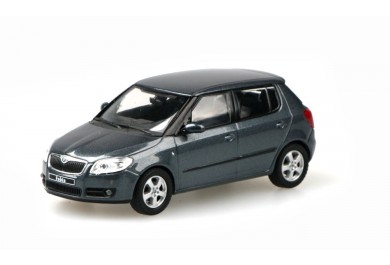 Abrex Škoda Fabia II (2006) Šedá Anthracite Metalíza 1:43