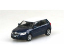 Abrex Škoda Fabia II (2006) Modrá Storm Metalíza, bílá střecha 1:43