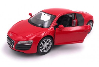 Welly Audi R8 V10 Coupé, červená 1:34-39