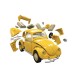 Airfix Quick Bulid J6023 Volkswagen Beetle, Žlutý