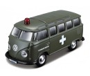 Maisto Volkswagen Van Samba Military Green 1:32/44
